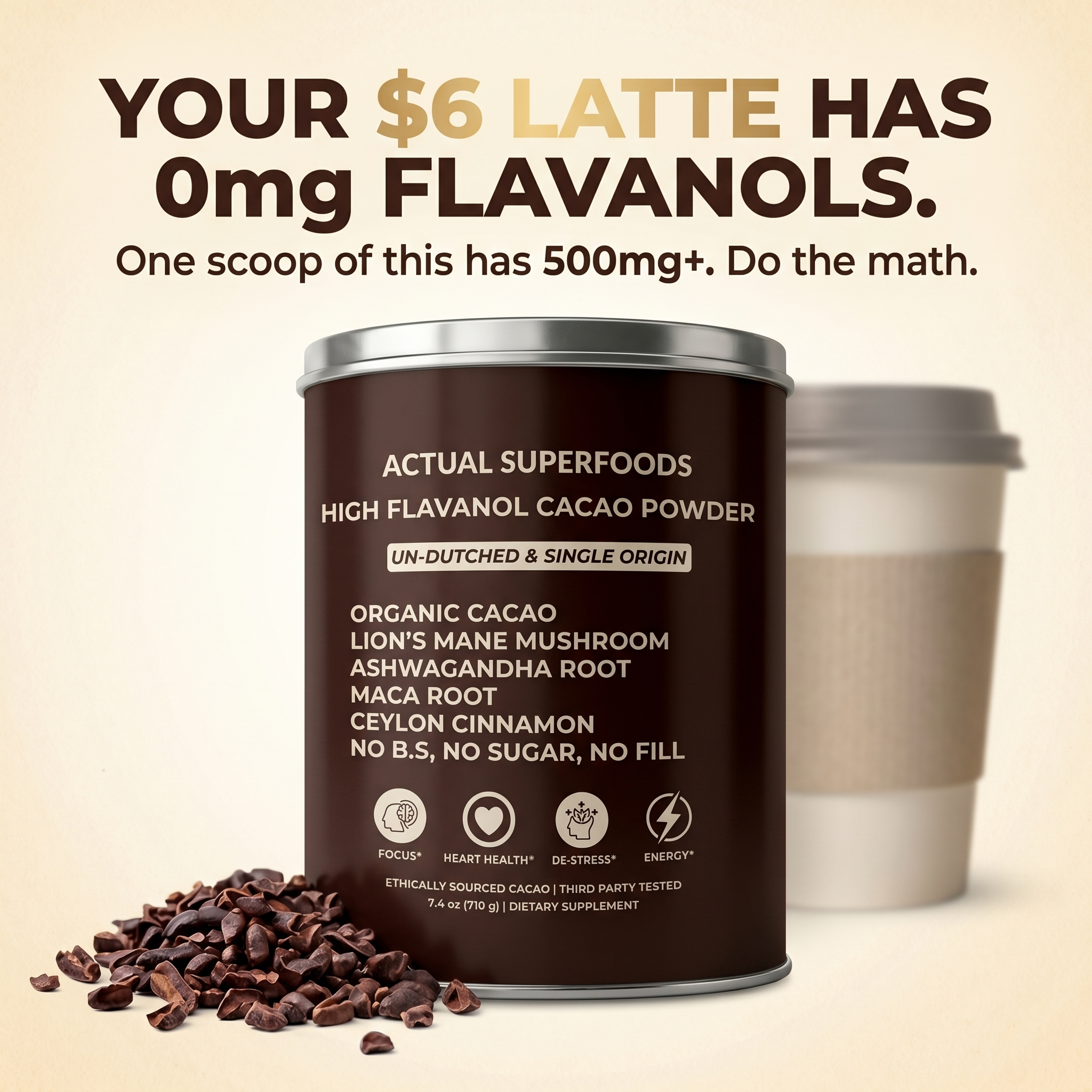 Actual Superfood Facebook ad