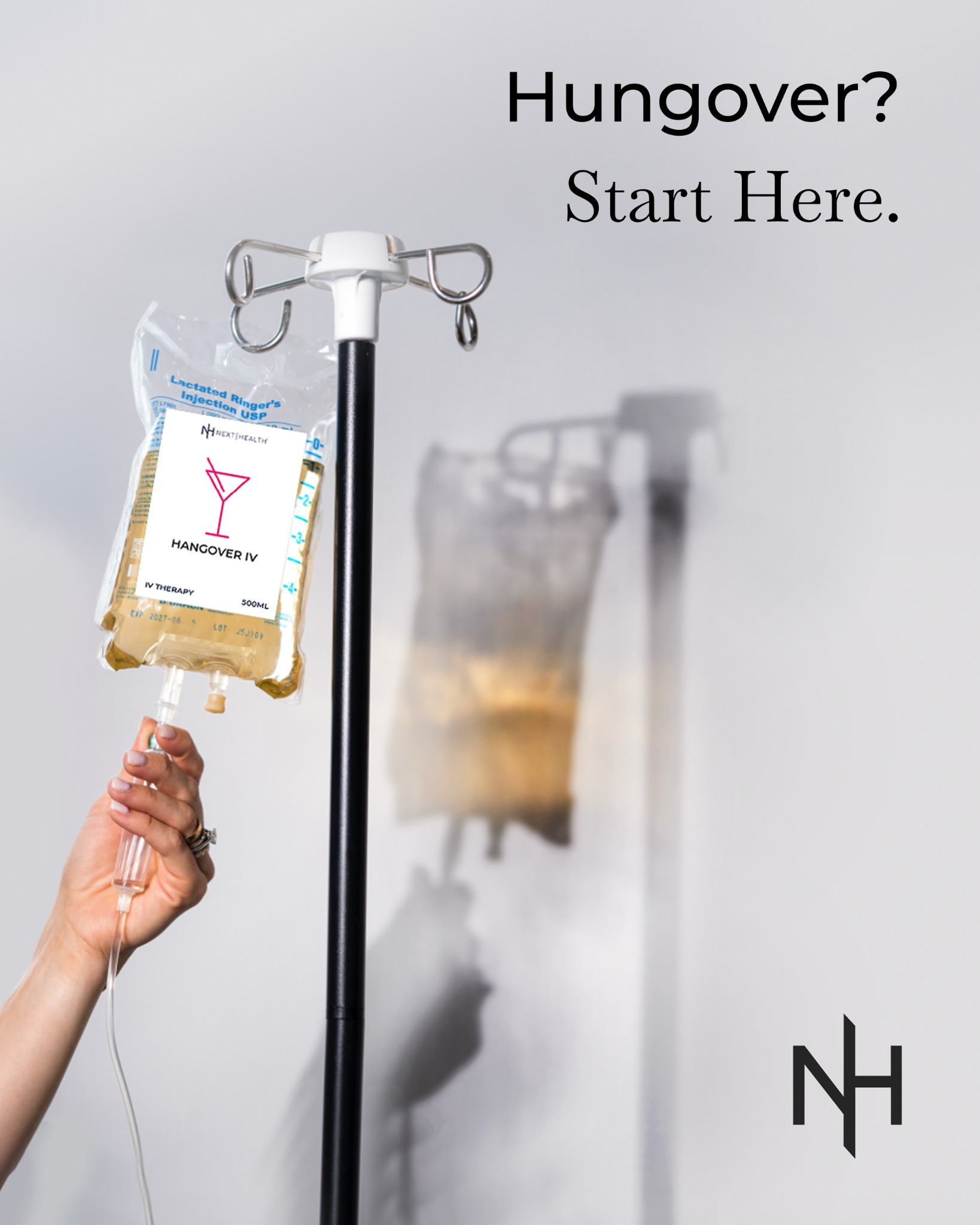 Next Health Facebook ad: Experience Physician-Guided IV Therapy