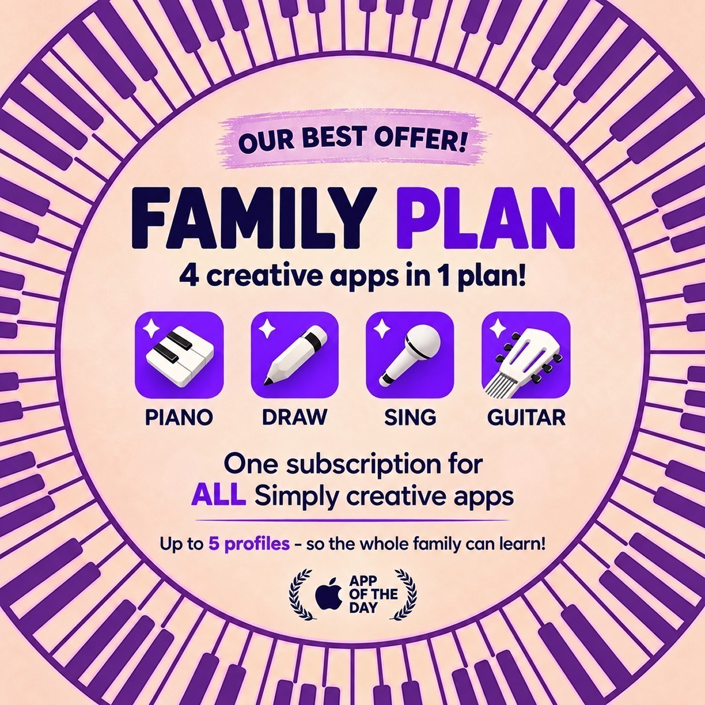 Simply - Kids Creative Hub Facebook ad: Start Learning Today!