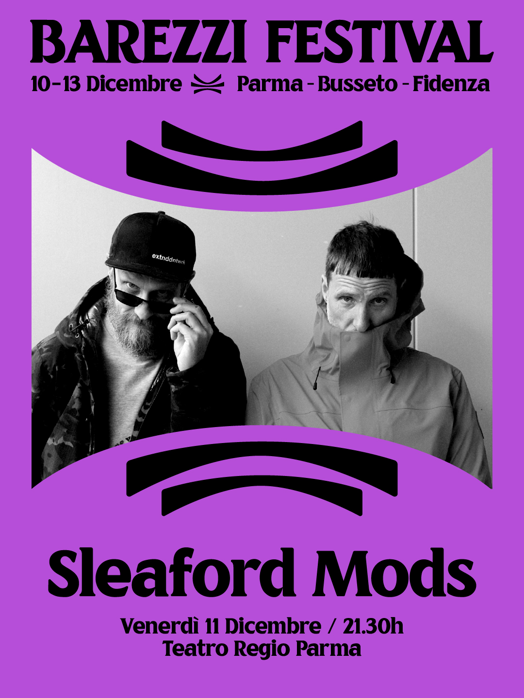 Barezzi Festival Facebook ad: Sleaford Mods ~ 11 dicembre 2026