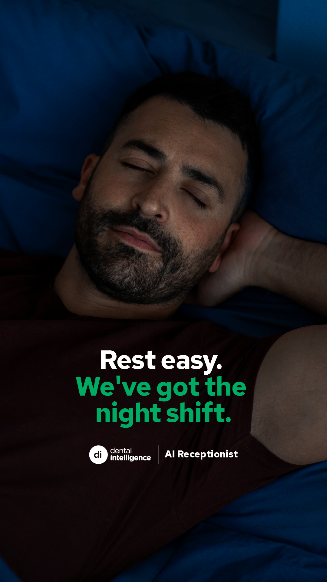 Dental Intelligence Facebook ad: You have to sleep. Your practice doesn't.