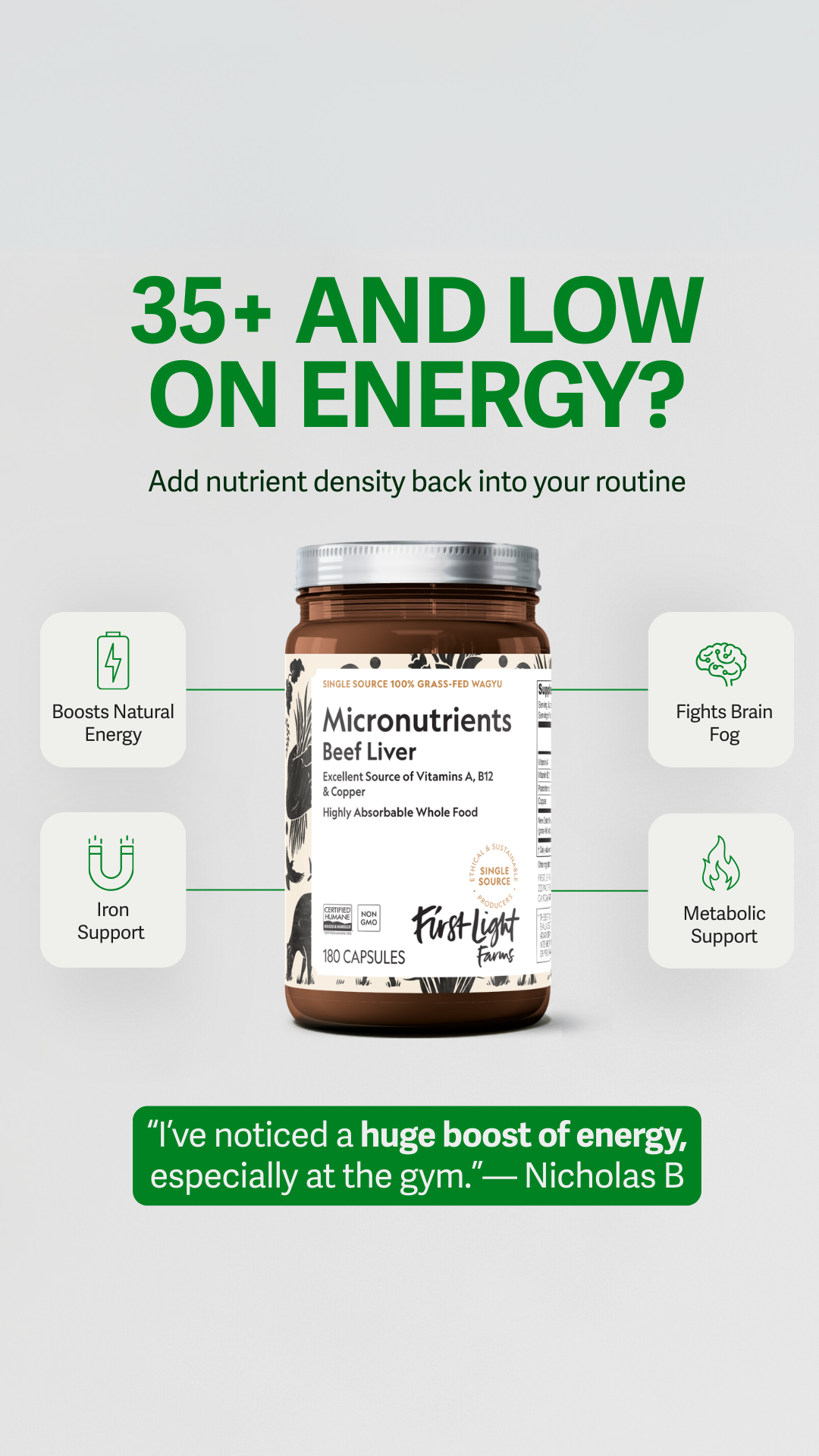 First Light Farm USA Facebook ad