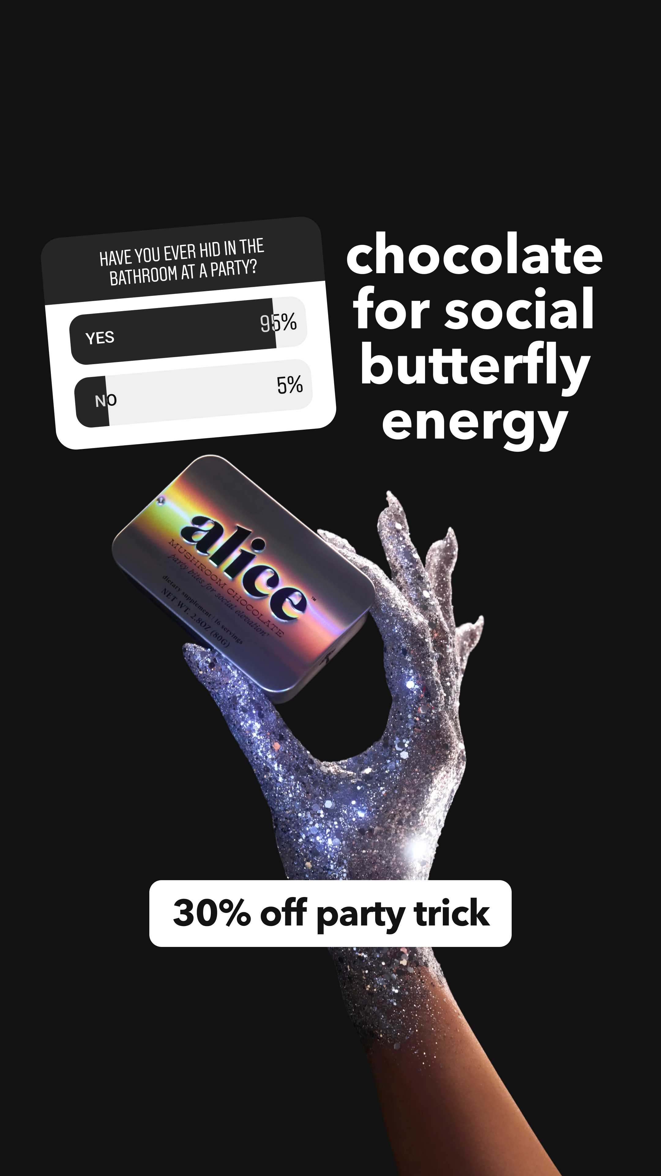 Alice Mushrooms Facebook ad