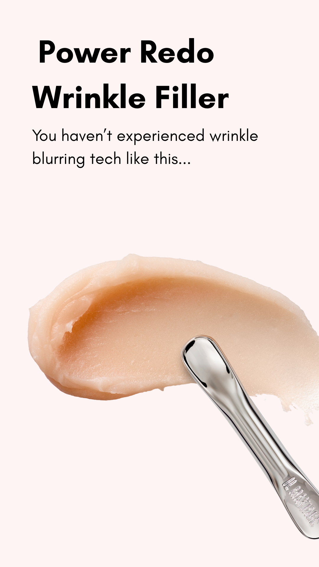 IL MAKIAGE Facebook ad: Experience Wrinkle Blur Technology