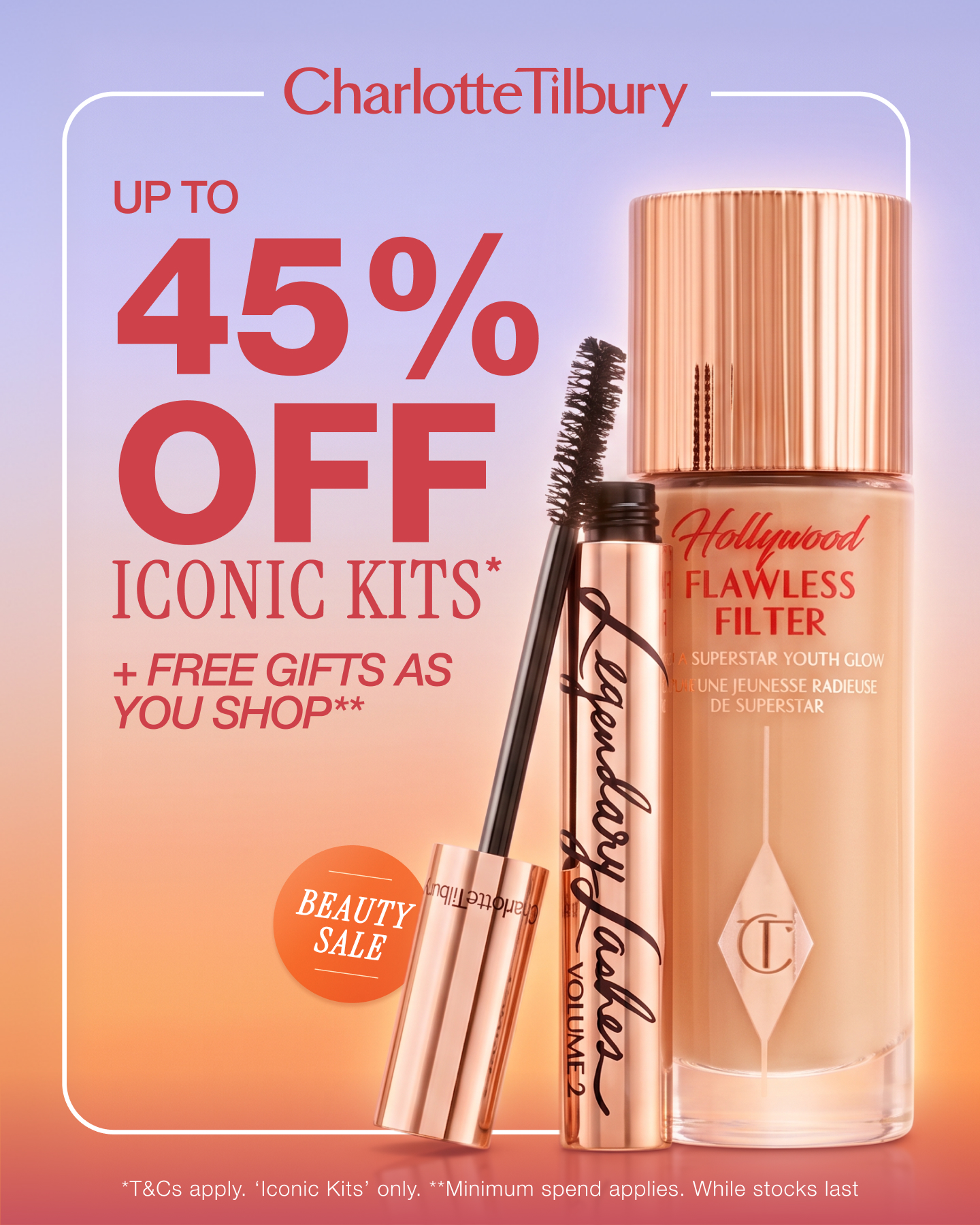 Charlotte Tilbury Facebook ad