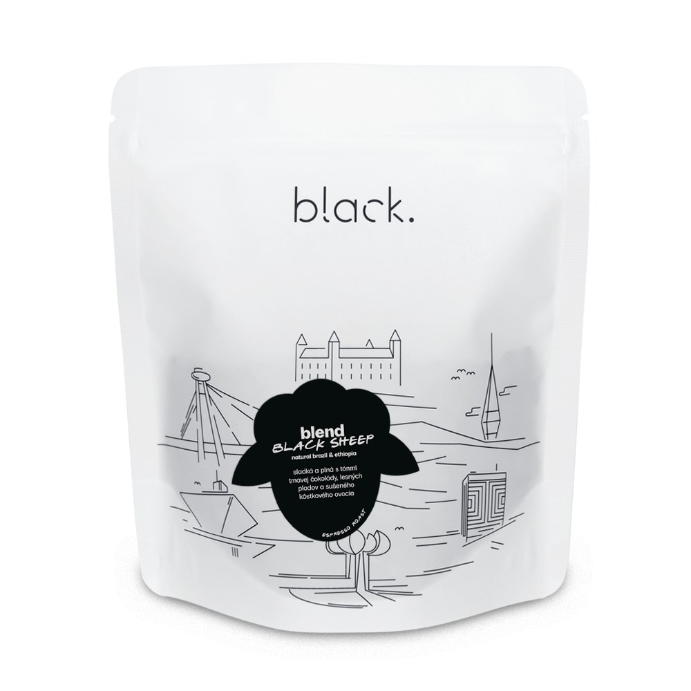 black. Facebook ad: Začína ti dochádzať káva?
