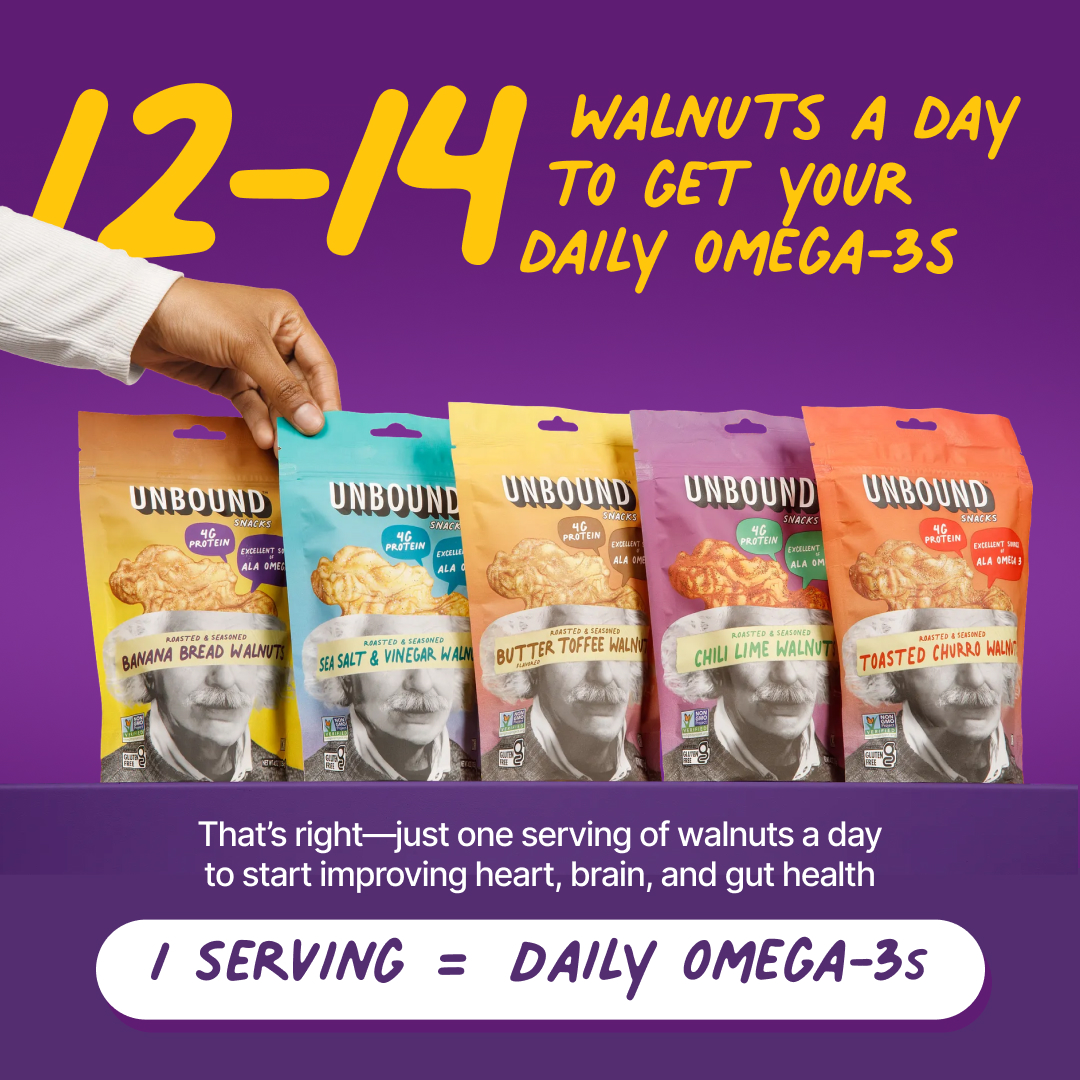 Unbound Snacks Facebook ad: Snack Smarter
