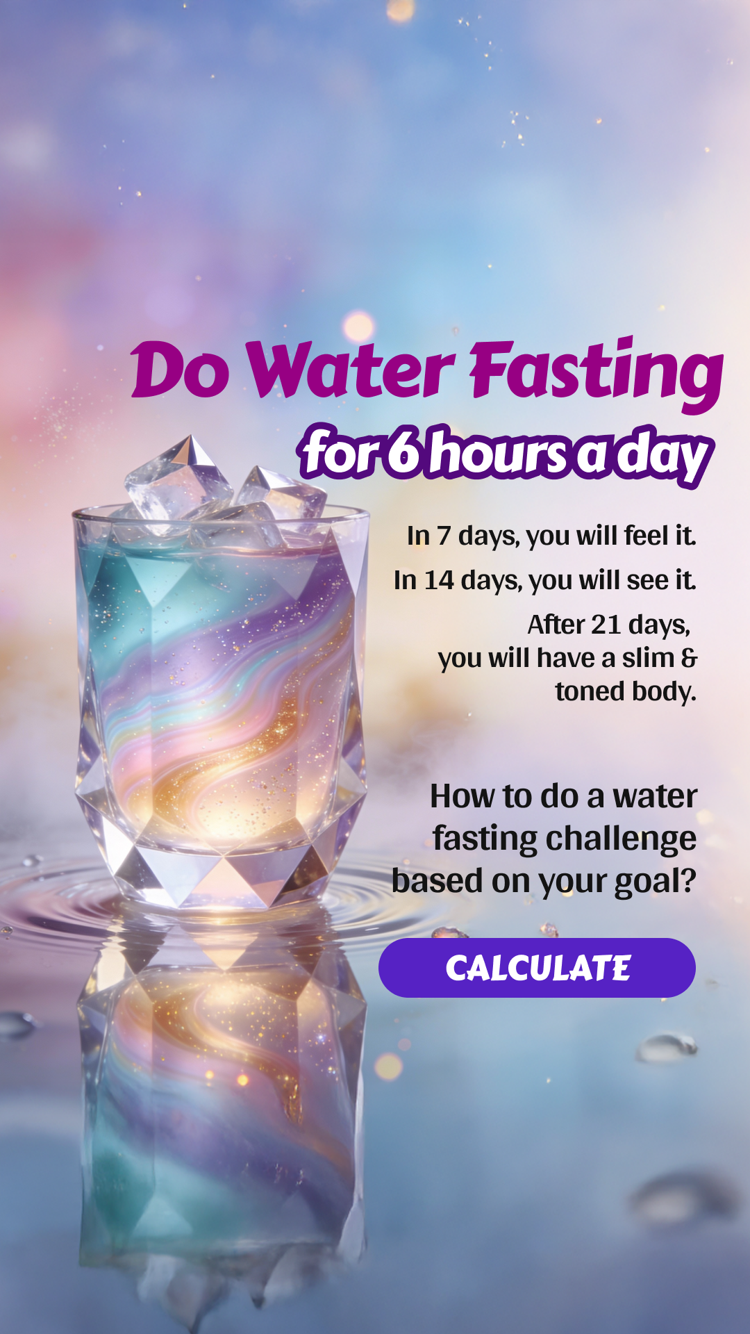 Simple Fasting App Facebook ad
