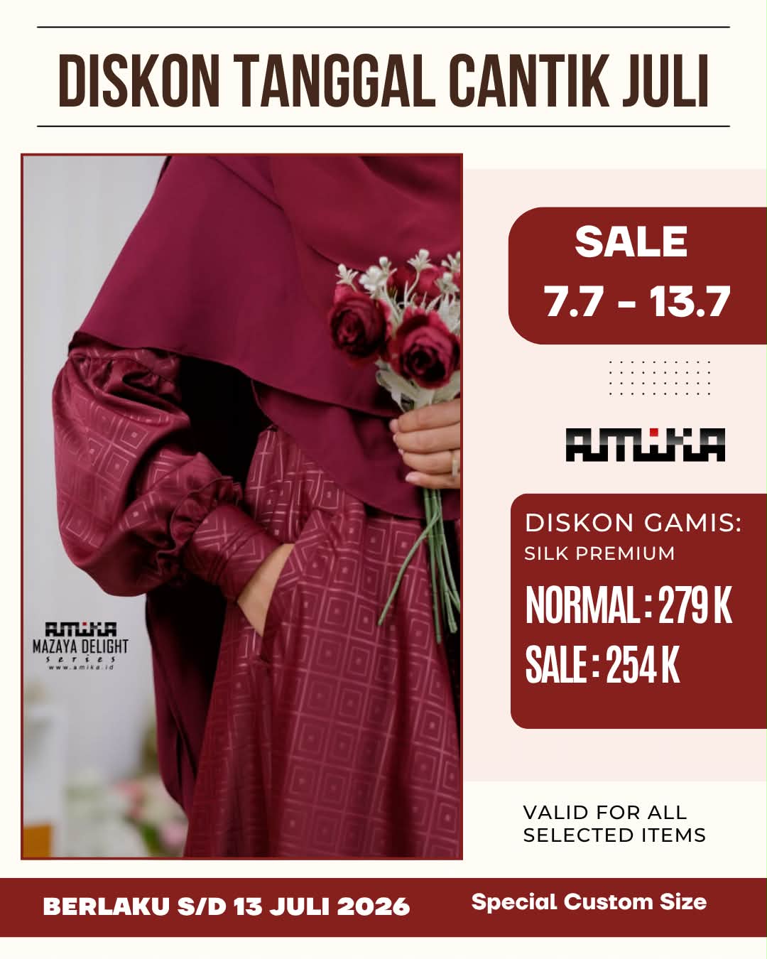 Gamis Amika Facebook ad