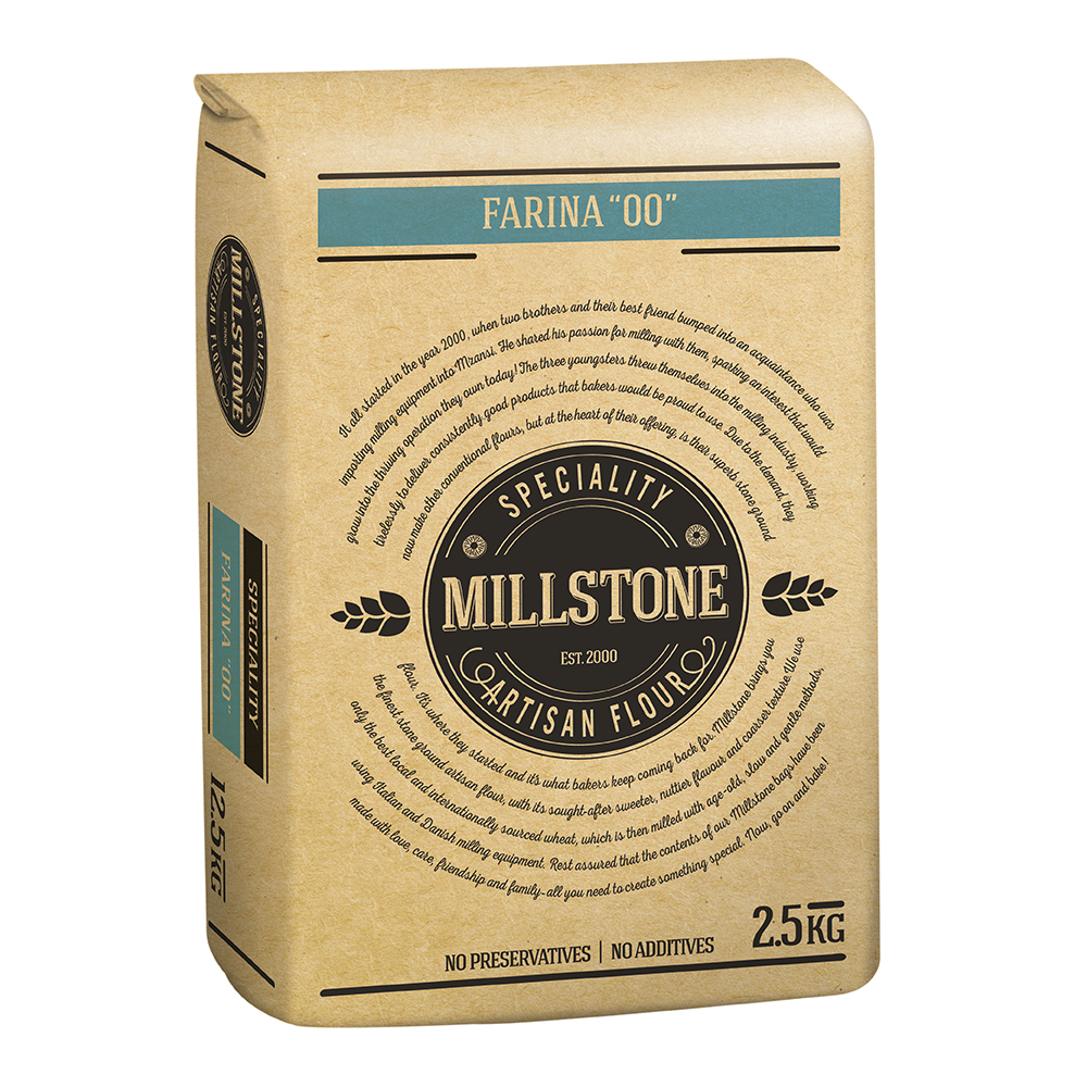 DRFC - Delish Real Food Company Facebook ad: WE ARE BACK Millstone Artisan Stone Ground Flour…