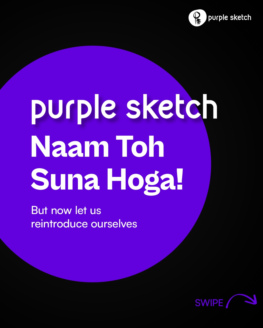 Purple Sketch Digital Facebook ad: What started with digital has grown into something…