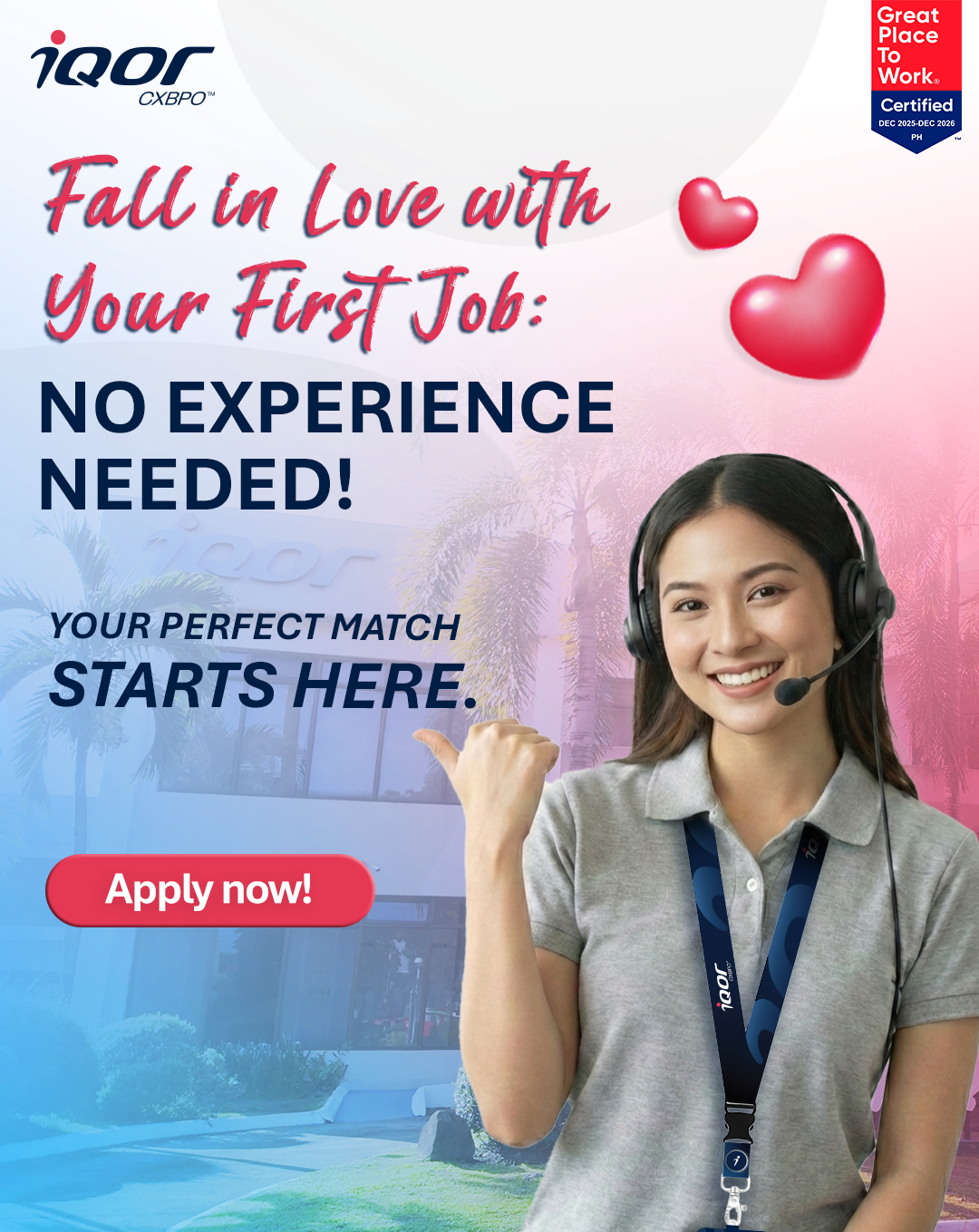 iQor Philippines Facebook ad