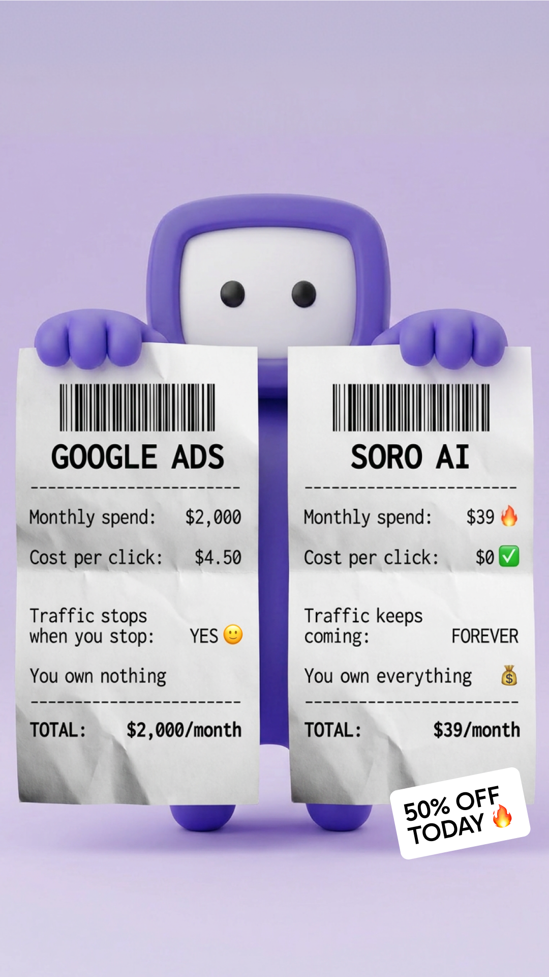 Soro SEO Facebook ad