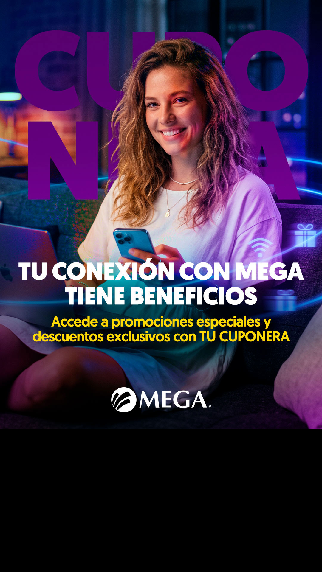 Megacable, Conectamos tu vida Facebook ad