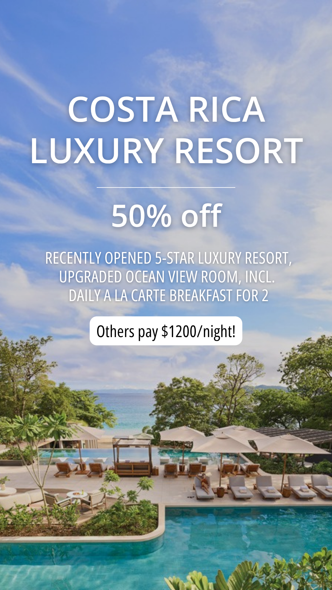 Travelzoo Facebook ad