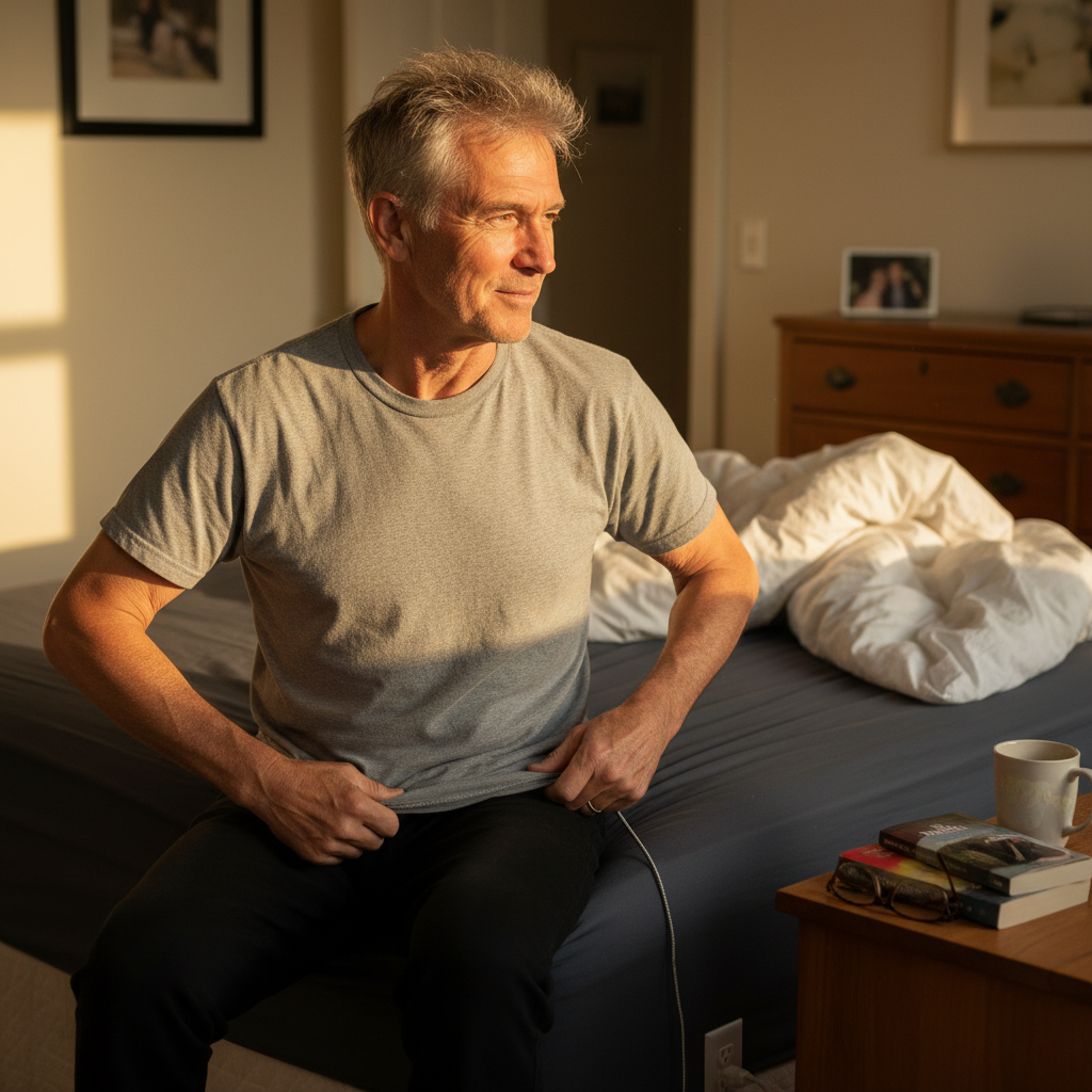 Matt Harrison Facebook ad: My dad is 71. He stopped waking up at 3am.