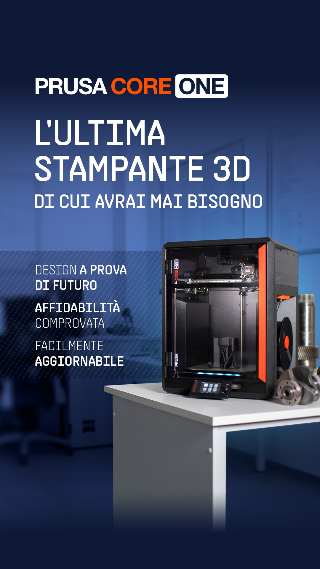 Prusa Research 3D printers Facebook ad