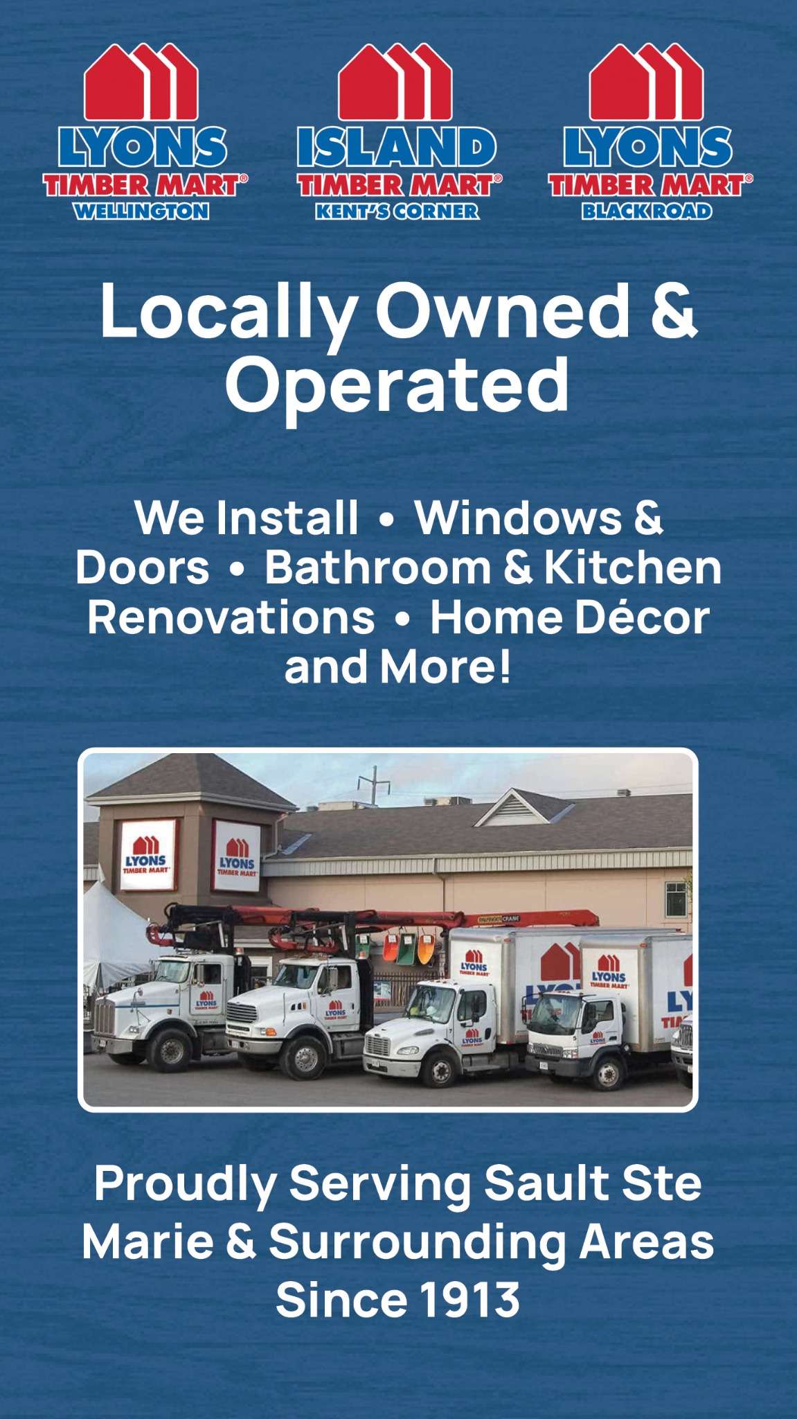 Lyons & Island Timber Mart Facebook ad