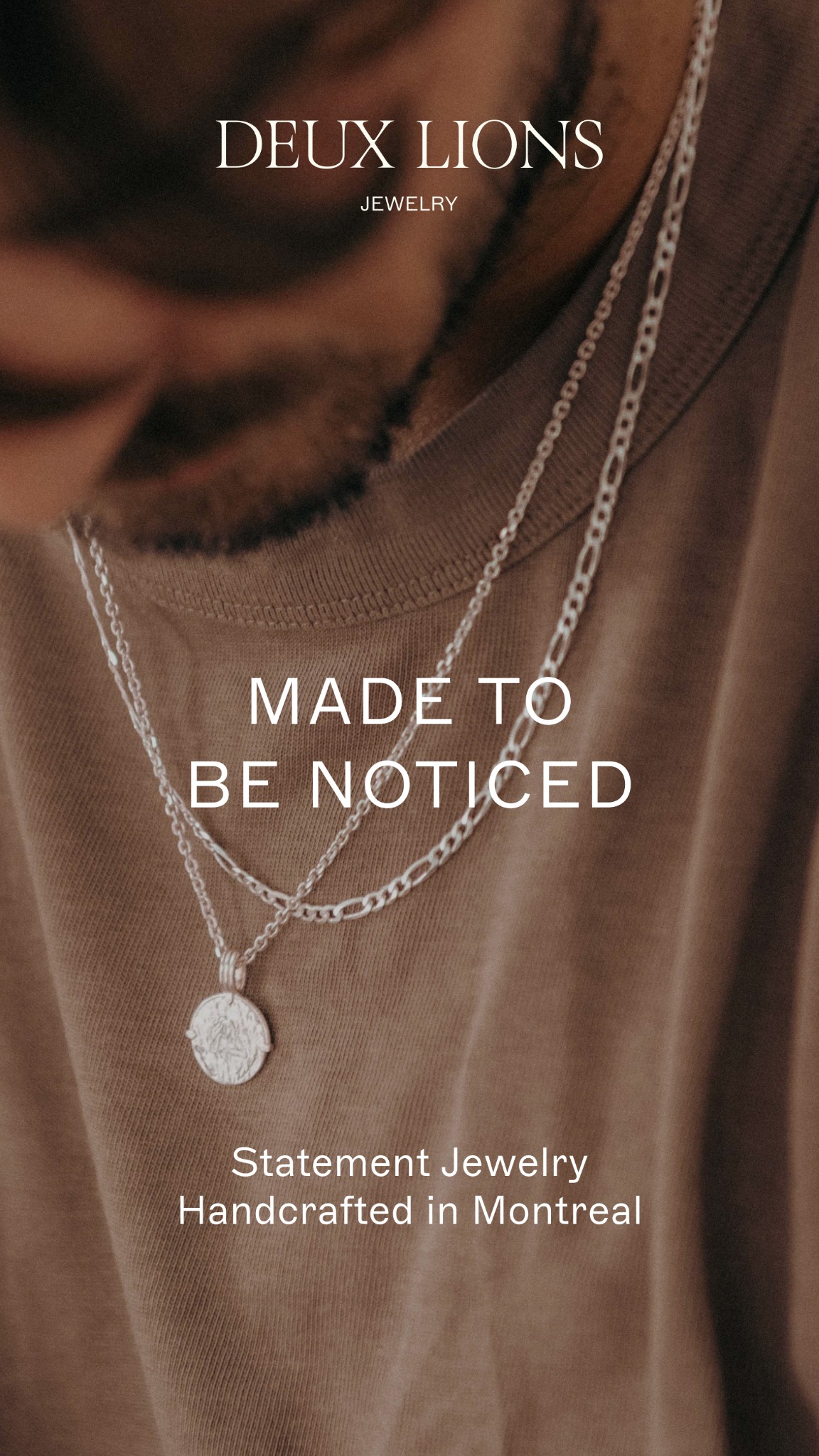 Deux Lions Jewelry Facebook ad from Oct 29, 2025