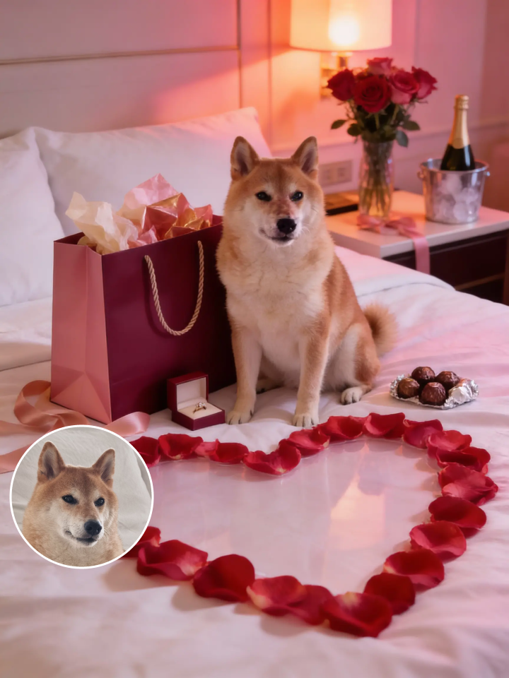 Best Creator Facebook ad: Make Your Pet Famous This V-Day