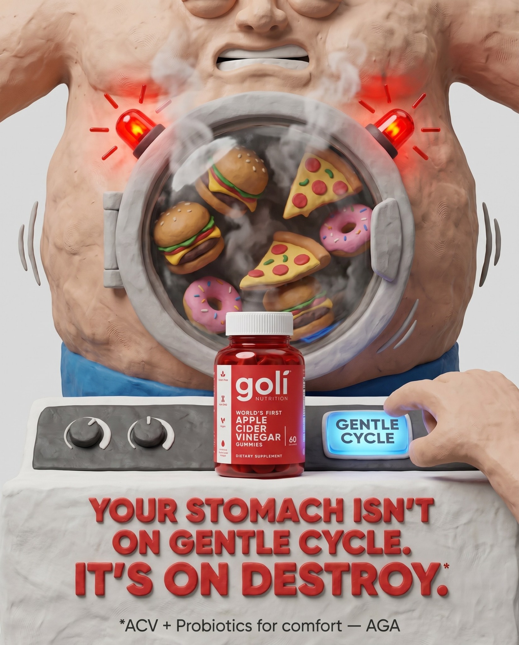 Goli Facebook ad: OVER 60% OFF + 100% FREE Shipping