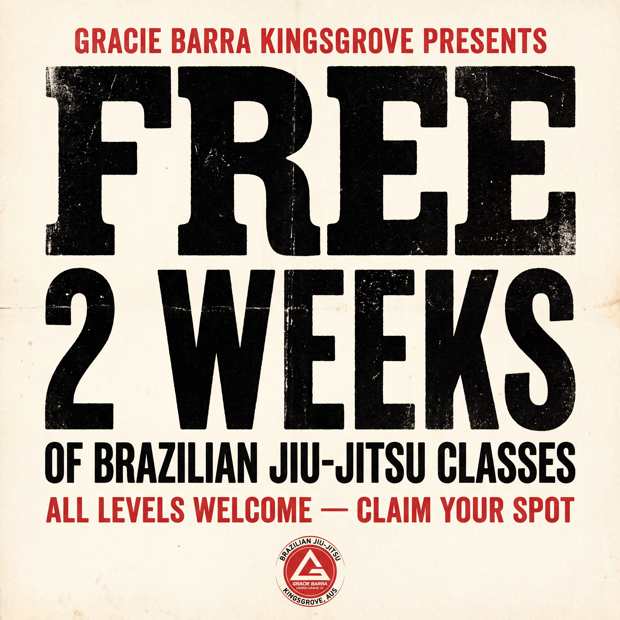 Gracie Barra Kingsgrove Facebook ad