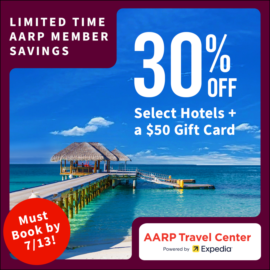 AARP Member Benefits Facebook ad