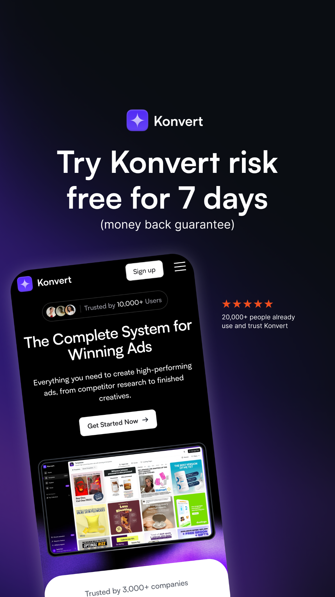 Konvert Facebook ad