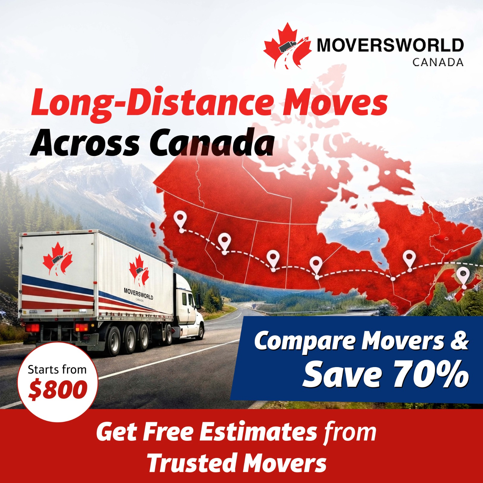 Movers World Facebook ad