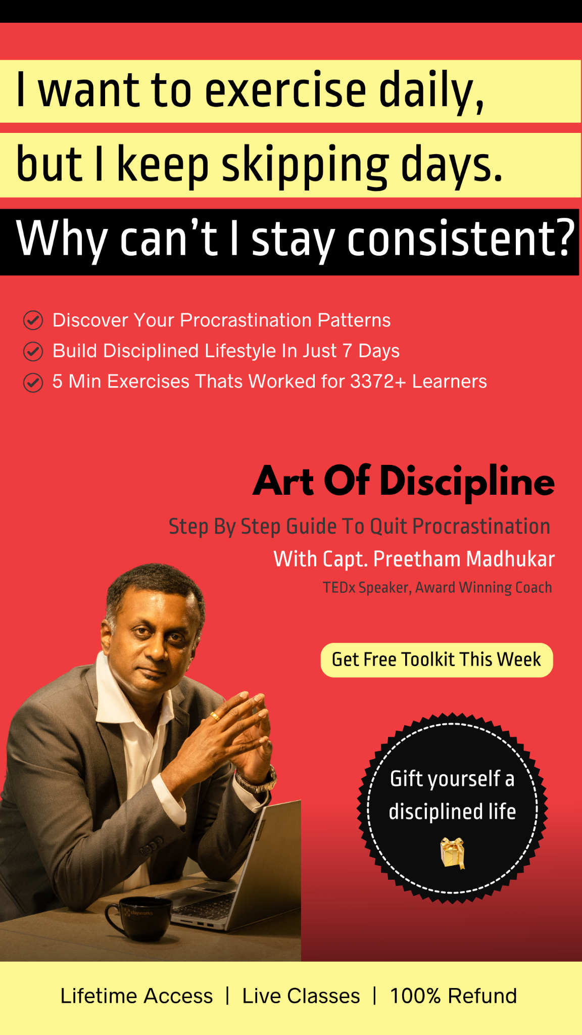 Capt. Preetham Madhukar Facebook ad