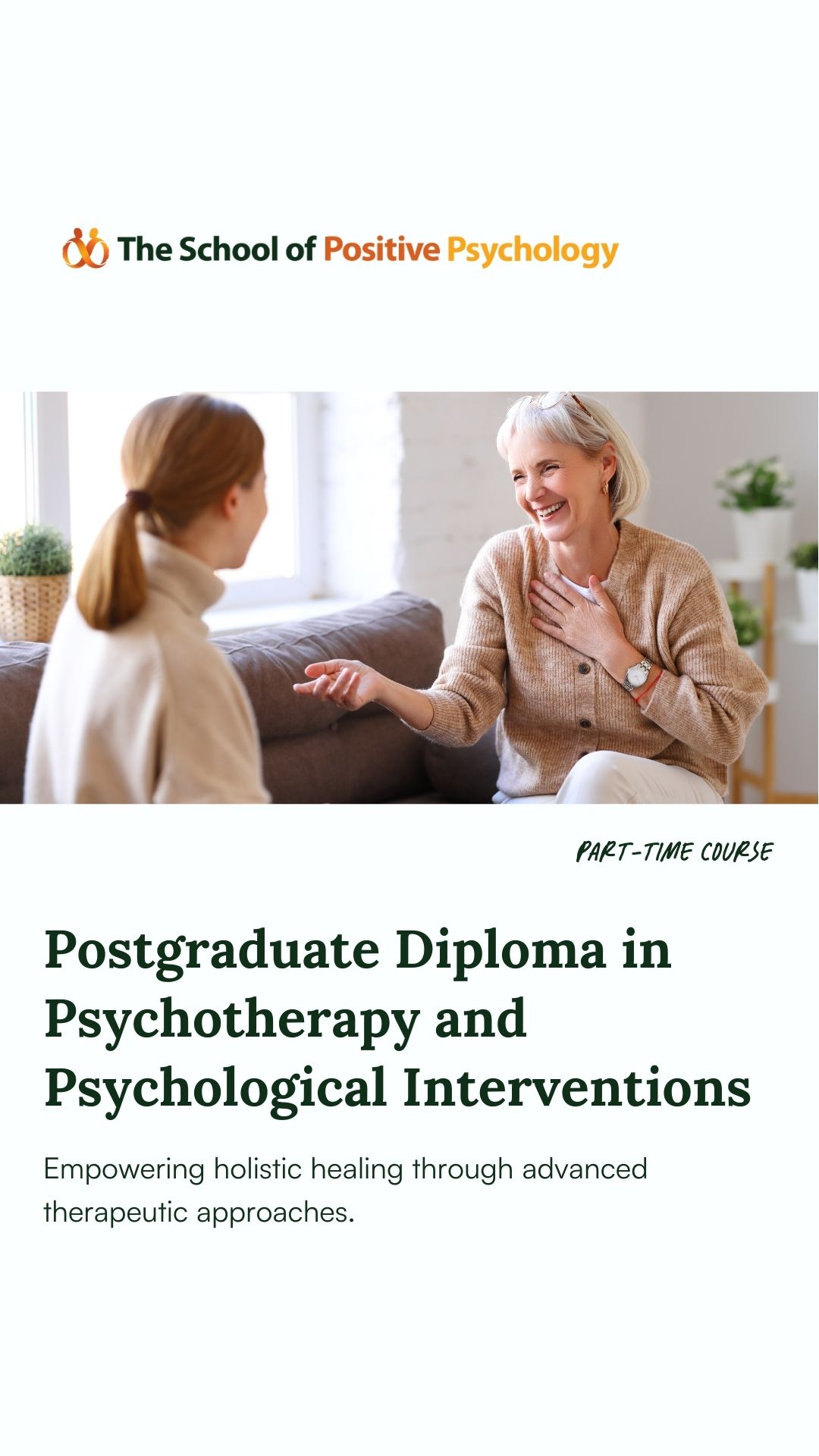 The School of Positive Psychology Facebook ad