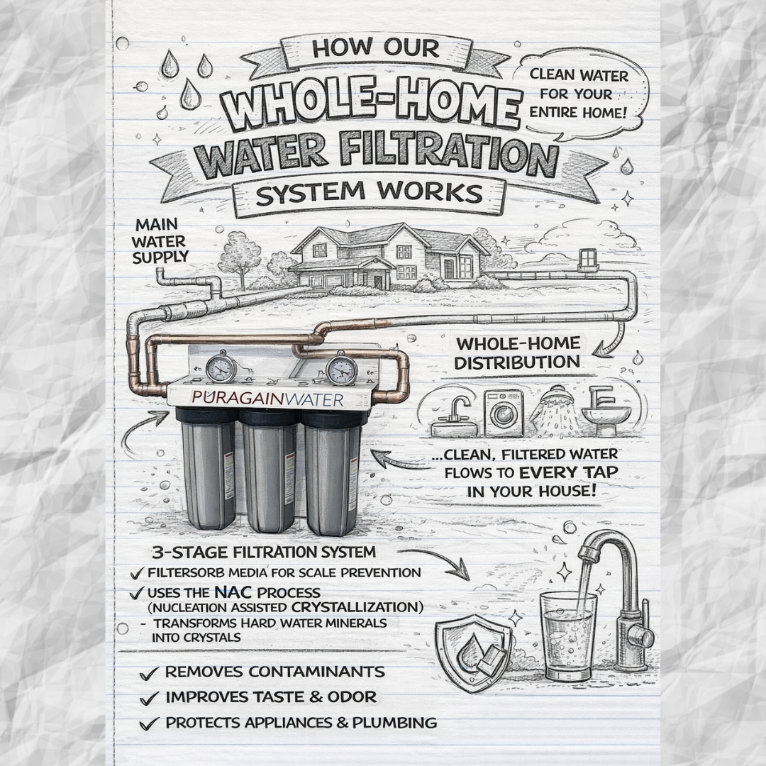 Puragain Water Filtration Facebook ad