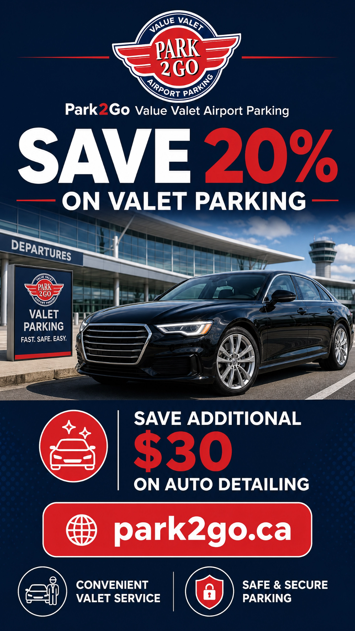 Park2Go Canada Facebook ad