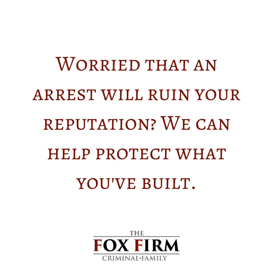 The Fox Firm Facebook ad: Fight charges with experts.
