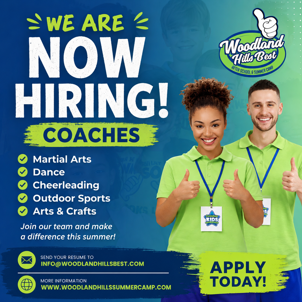 Woodland Hills Best After School & Summer Camp Facebook ad from May 14, 2026