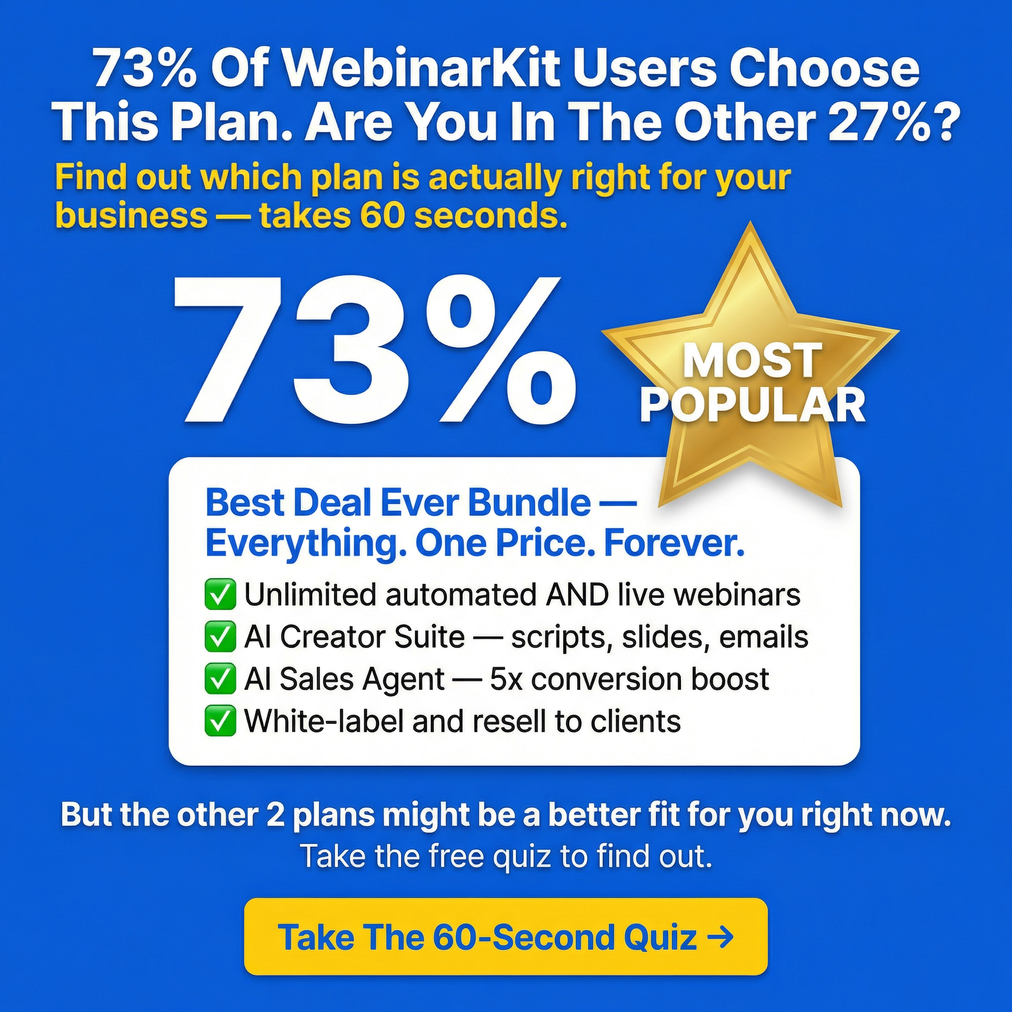 WebinarKit Facebook ad