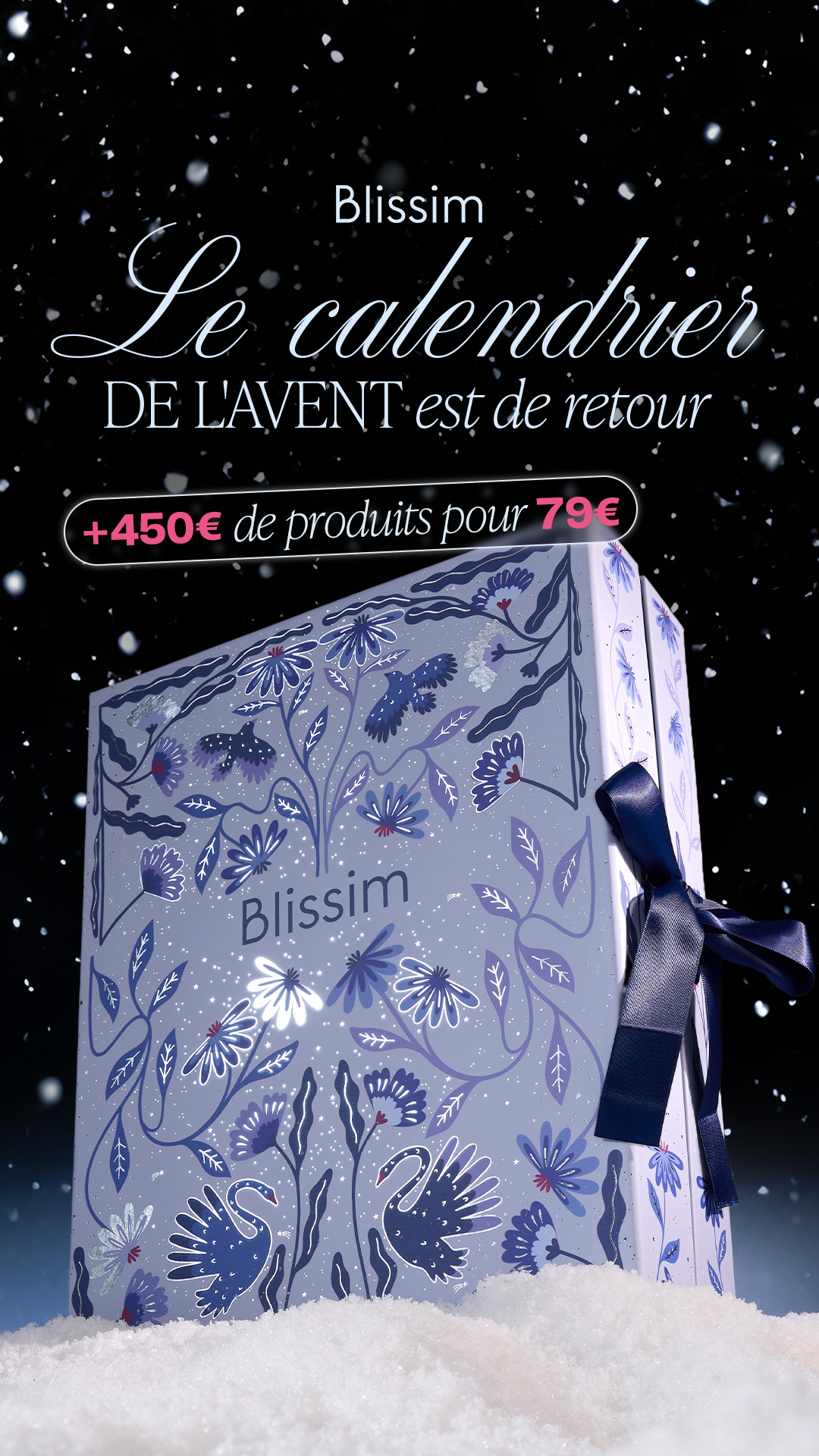 Blissim Facebook ad: +450€ de beauté