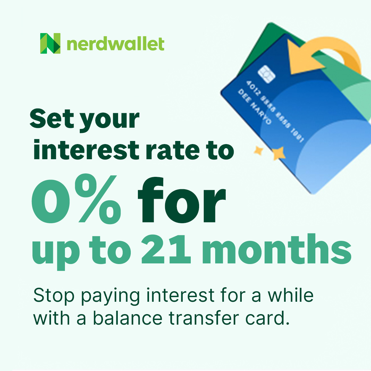 NerdWallet Facebook ad