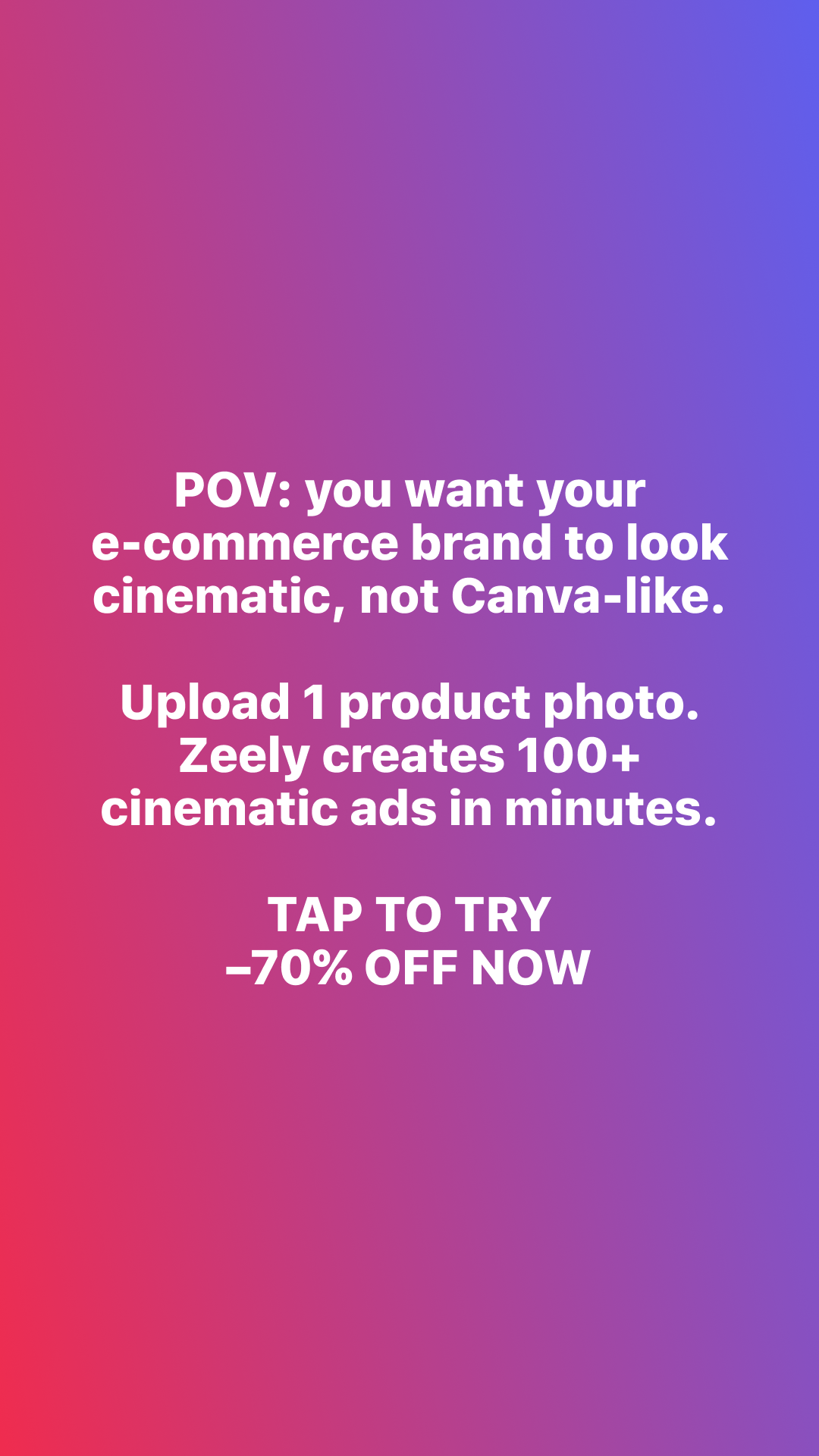 Zeely Facebook ad