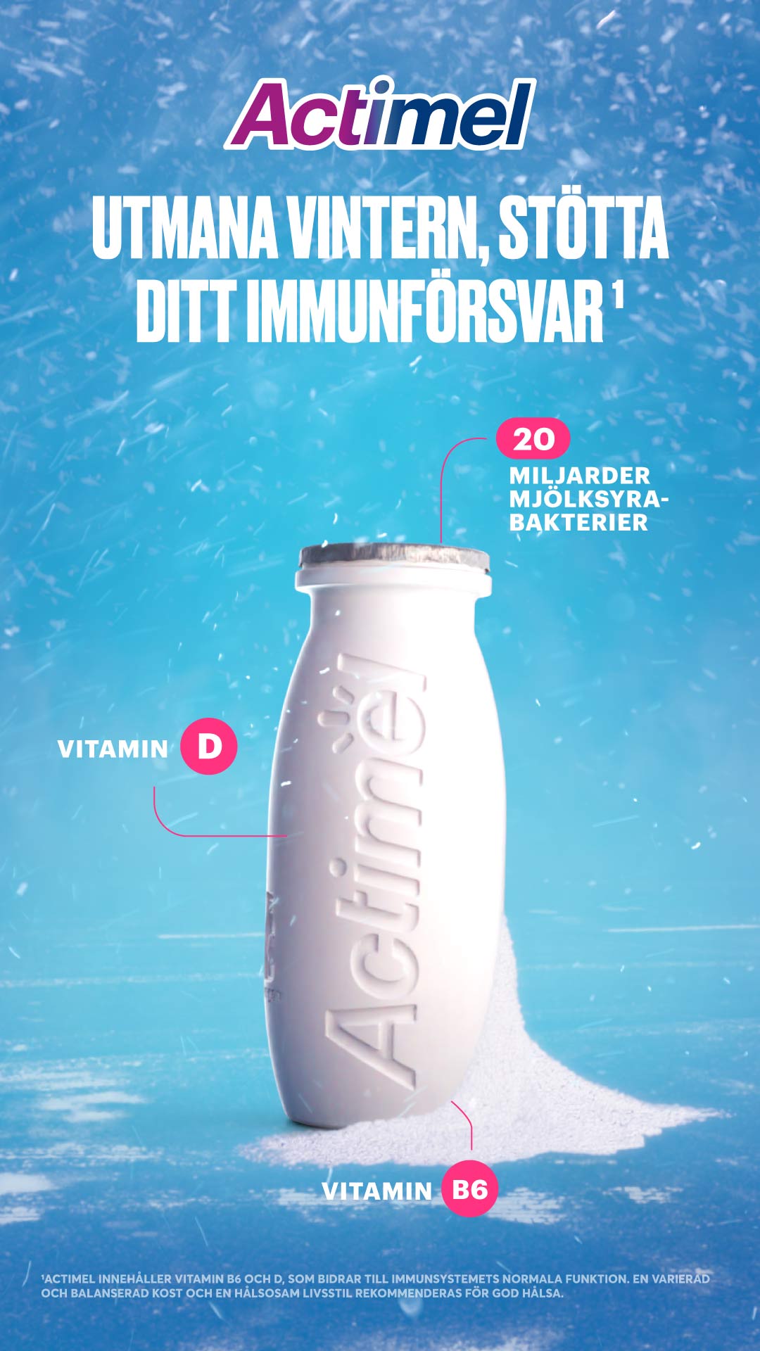 Actimel Facebook ad from Jan 4, 2026