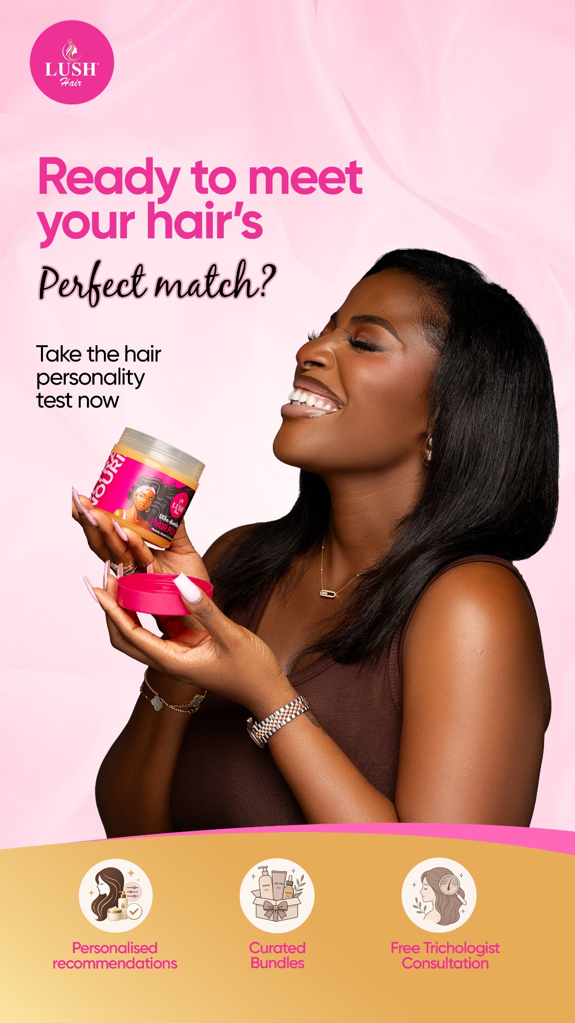 LUSH HAIR CARE  Facebook ad