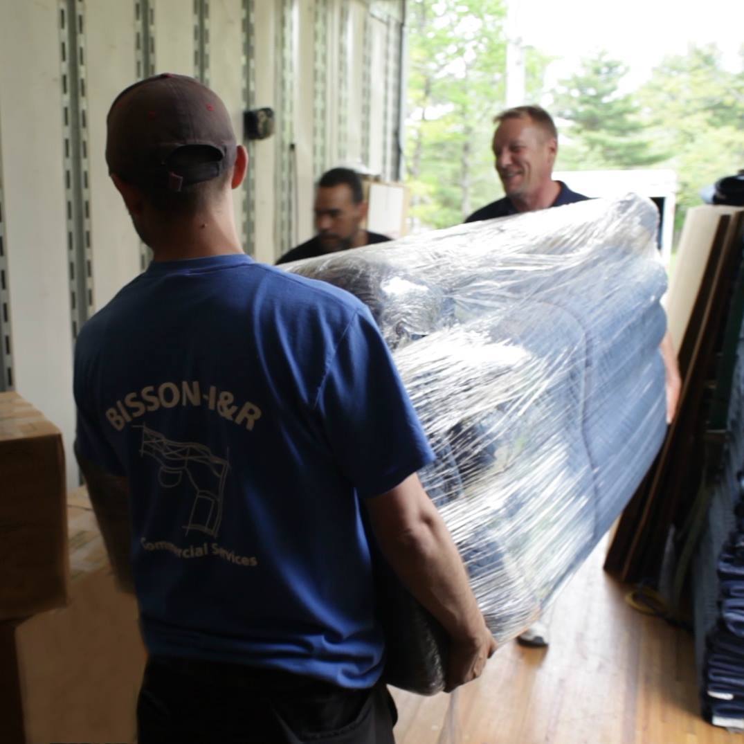 Bisson Moving & Storage Facebook ad: Maine-Owned Moving Company For 100 Years.