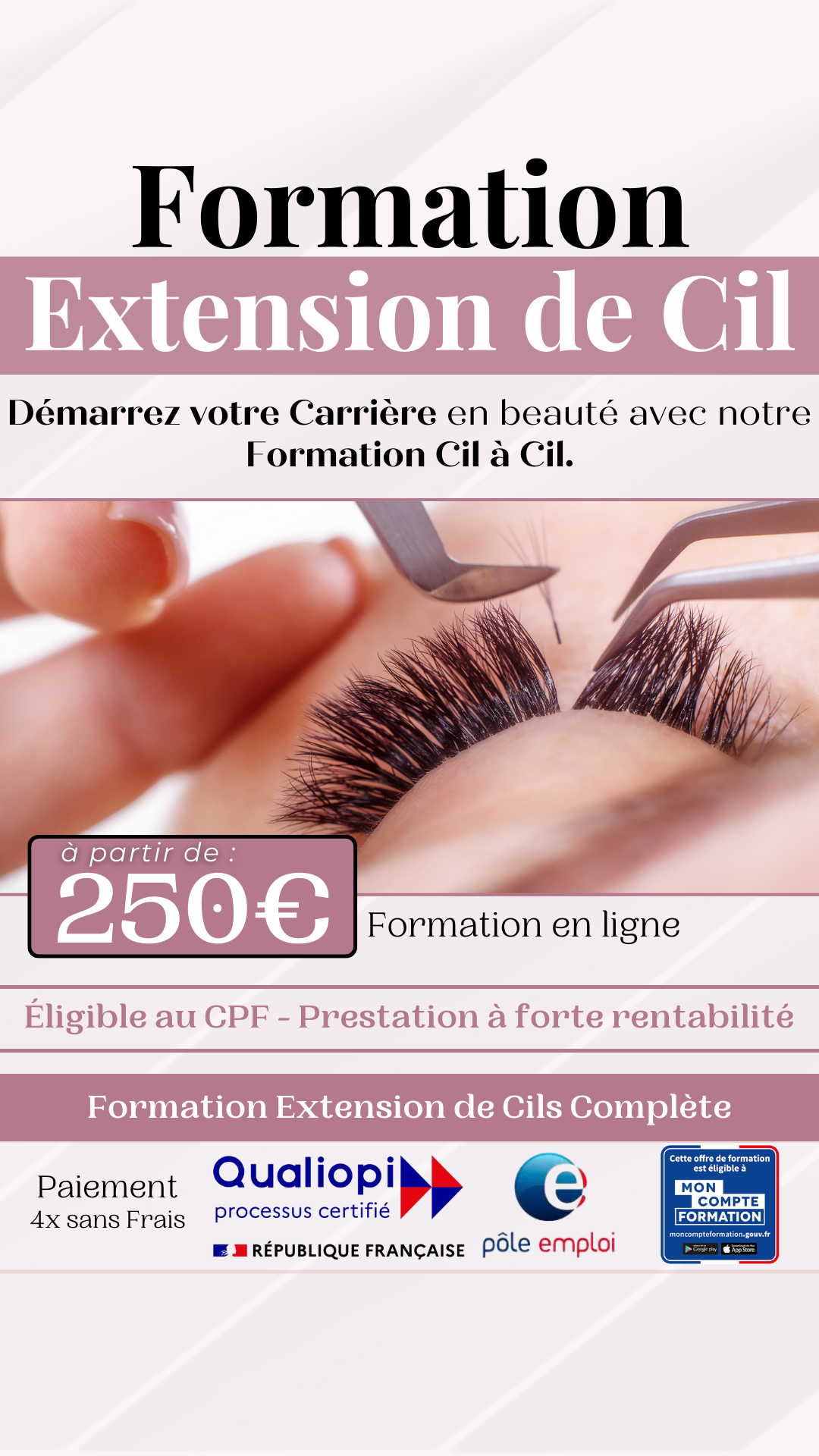 Mïa Cils Facebook ad