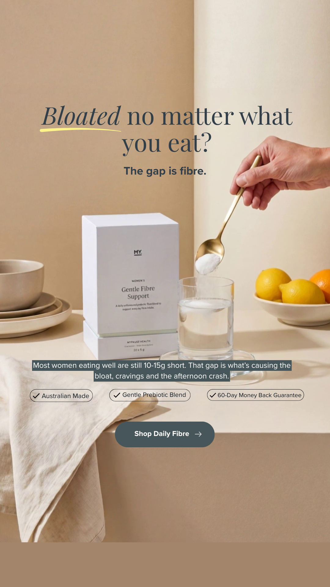 MyPause Health Facebook ad