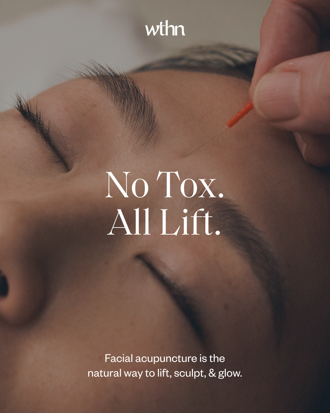 WTHN Acupuncture Facebook ad