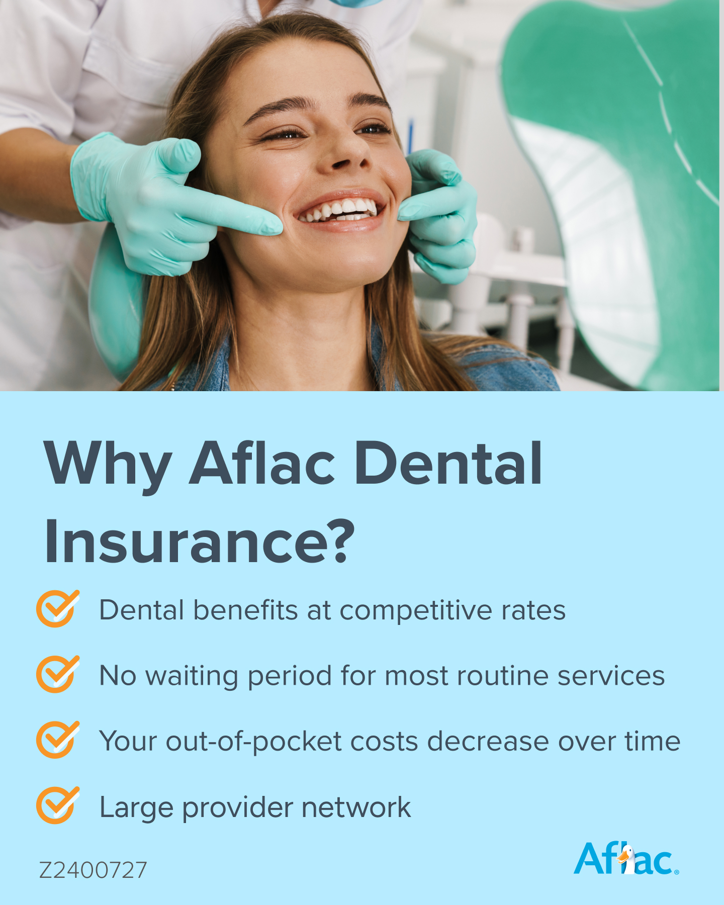 Aflac Duck Facebook ad: Aflac can help cover costs