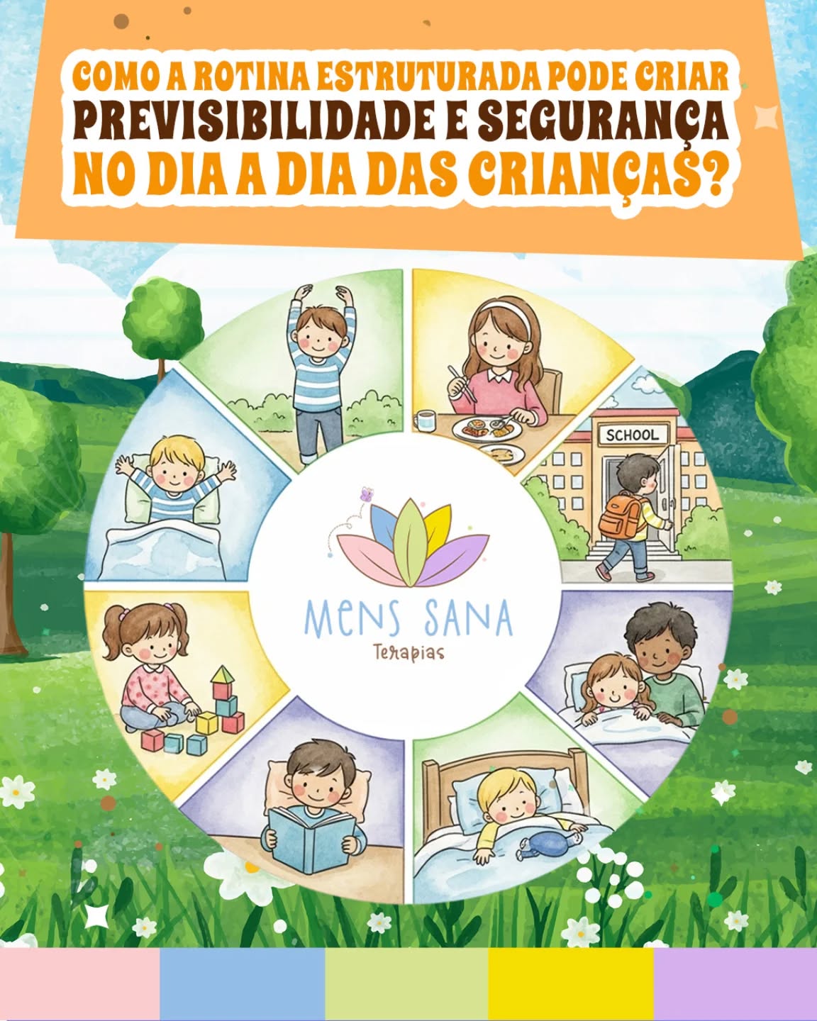 Mens Sana Intervenção Comportamental Facebook ad: Rotina estruturada = mais segurança e previsibilidade para…