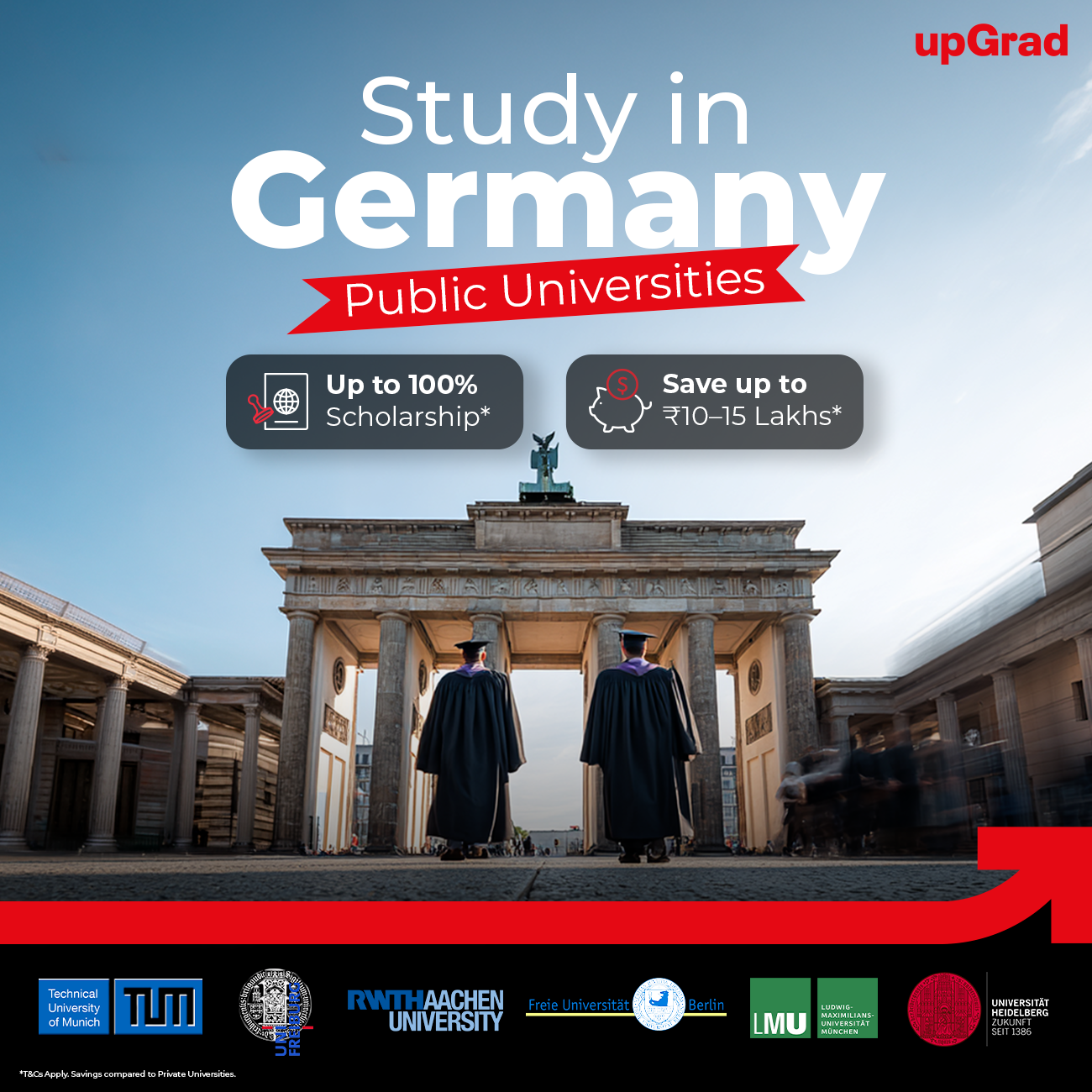 upGrad Abroad Facebook ad