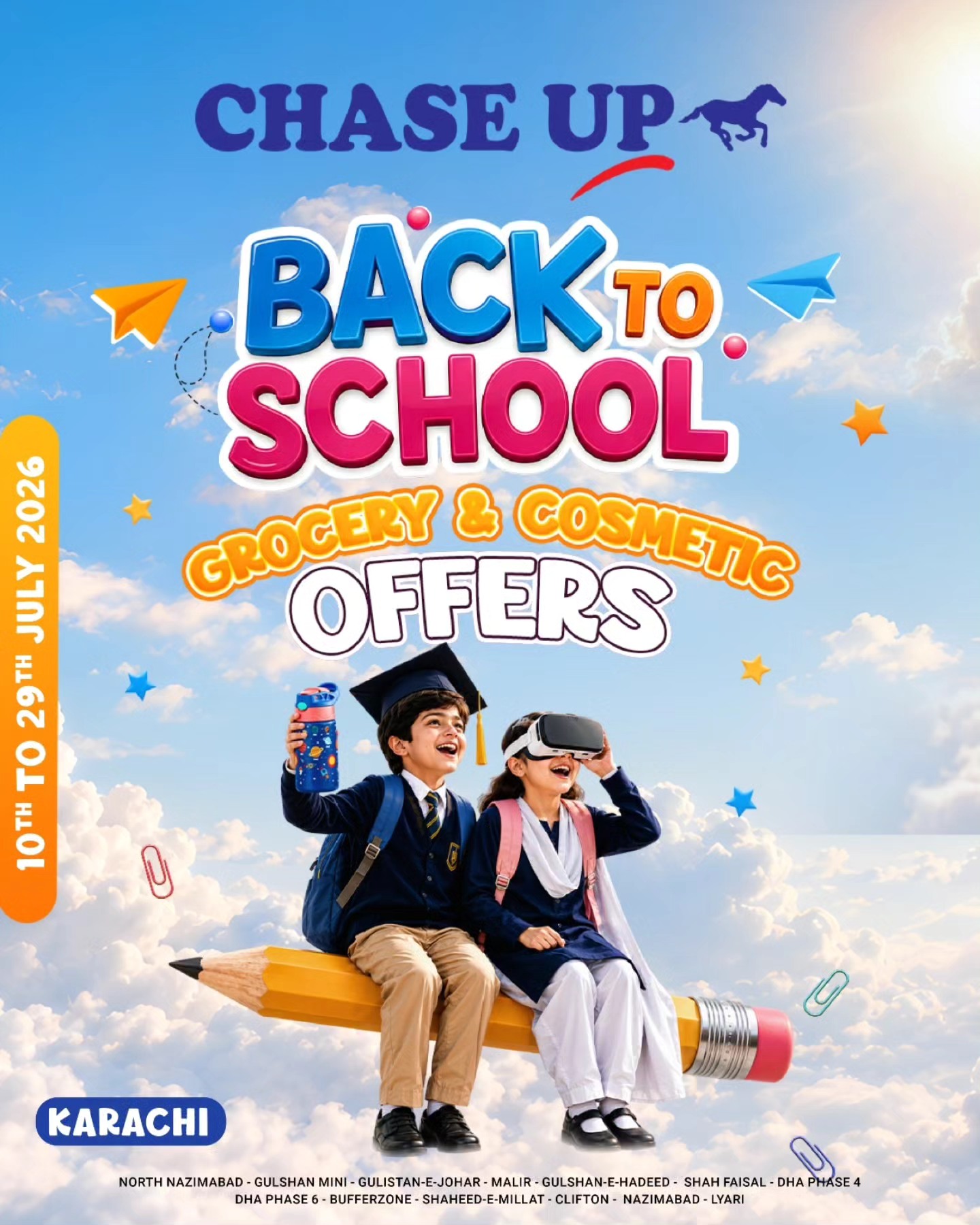 Chase Up Facebook ad