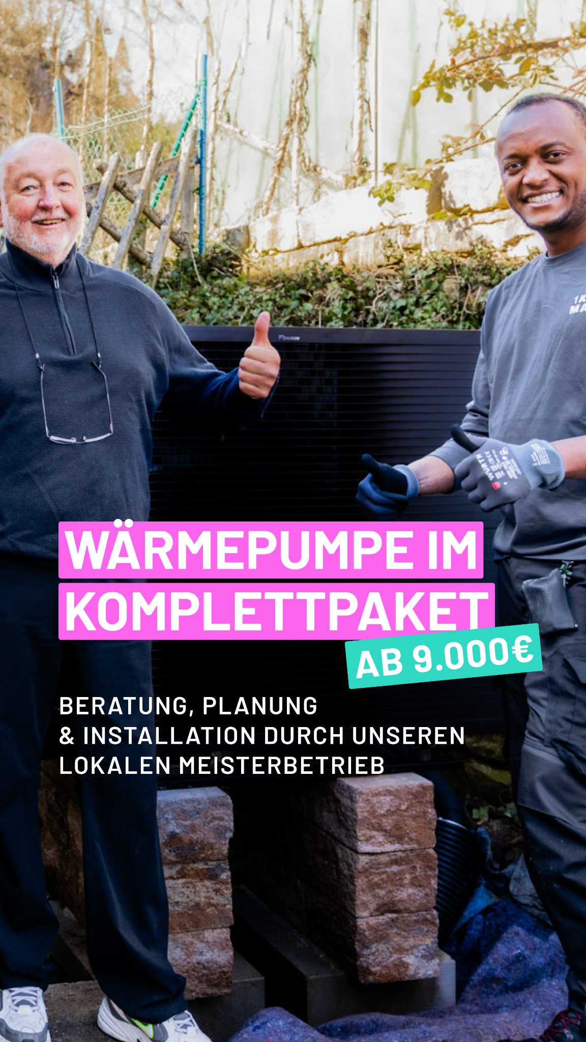 1KOMMA5GRAD Facebook ad